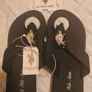 NWT Polo Flip flops